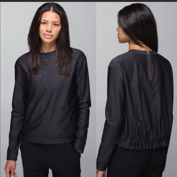 lululemon athletica Tops - Lululemon Departure Pullover  Petal Camo Embosse